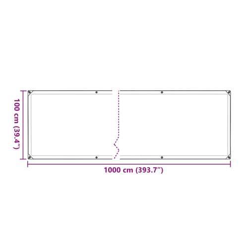 Pokrivač za biljke s ušicama 1x10 m polietilen - 1 x 10 m 1 Cijena