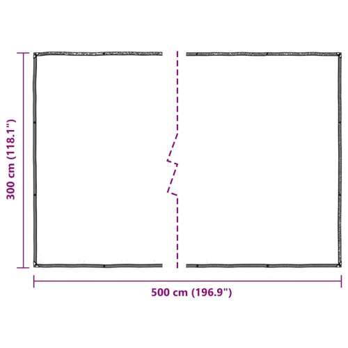 Pokrivač za biljke s ušicama 3x5 m polietilen - 3 x 5 m 1 Cijena