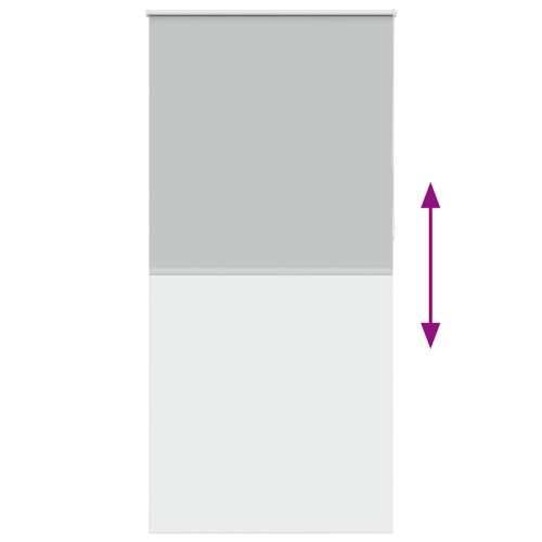 Rolo zavjesa Blackout svijetlo siva 115x230 cm Širina tkanine - Svjetlosiva 115 cm 230 cm Cijena