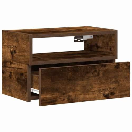 Zidni noćni ormarići 2 kom dimljeni hrast 45x26x28,5 cm - Dimljeni hrast 2 Cijena