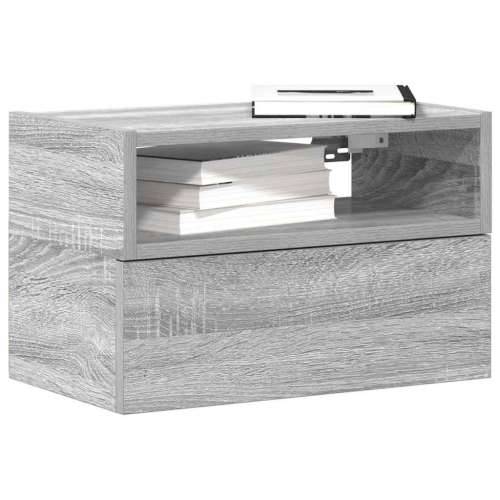 Zidni noćni ormarići 2 kom siva sonoma 45x26x28,5 cm - Sivi hrast sonoma 2 Cijena