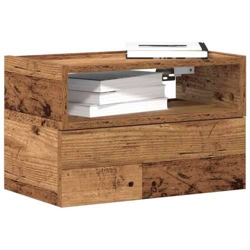 Zidni noćni ormarići 2 kom staro drvo 45x26x28,5 cm - Staro drvo 2 Cijena