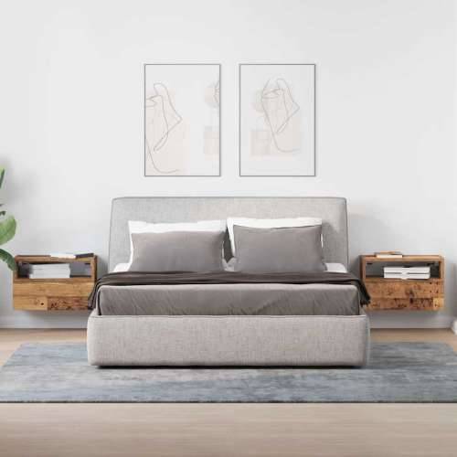 Zidni noćni ormarići 2 kom staro drvo 45x26x28,5 cm - Staro drvo 2 Cijena