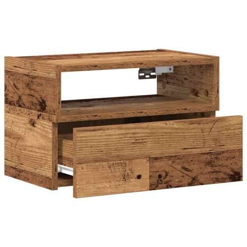 Zidni noćni ormarići 2 kom staro drvo 45x26x28,5 cm - Staro drvo 2 Cijena