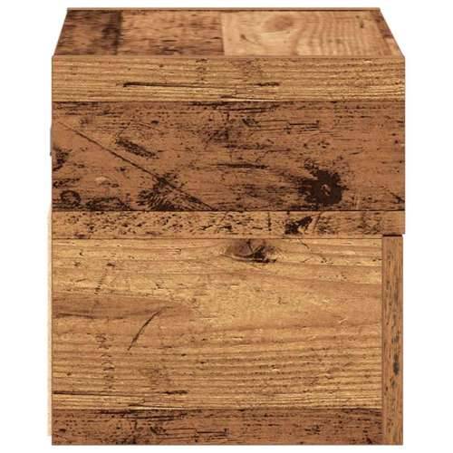 Zidni noćni ormarići 2 kom staro drvo 45x26x28,5 cm - Staro drvo 2 Cijena