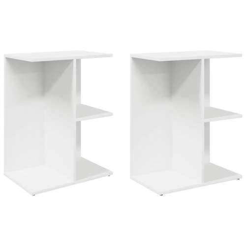 Noćni ormarići 2 kom bijeli 46,5x29x61 cm konstruiranog drva - Bijela 2 Cijena