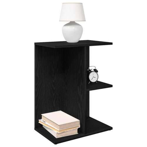 Noćni ormarići 2 kom crni hrast 46,5x29x61cm konstruiranog drva - Crna 2 Cijena