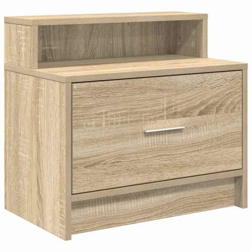 Noćni ormarić s ladicom sonoma hrast 51x31x47 cm - sonoma hrast 1 Cijena