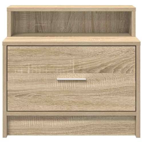 Noćni ormarić s ladicom sonoma hrast 51x31x47 cm - sonoma hrast 1 Cijena
