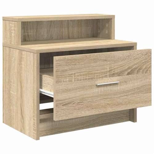 Noćni ormarić s ladicom sonoma hrast 51x31x47 cm - sonoma hrast 1 Cijena