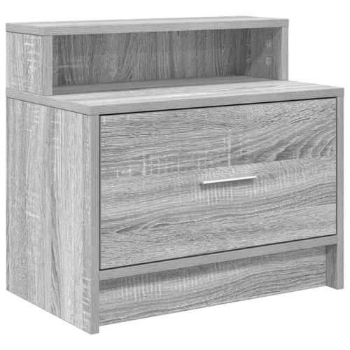 Noćni ormarići s ladicom 2 kom siva sonoma 51x31x47 cm - Sivi hrast sonoma 2 Cijena