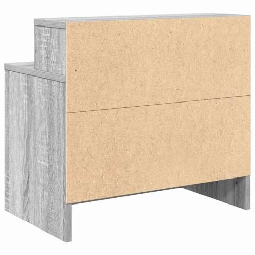 Noćni ormarići s ladicom 2 kom siva sonoma 51x31x47 cm - Sivi hrast sonoma 2 Cijena