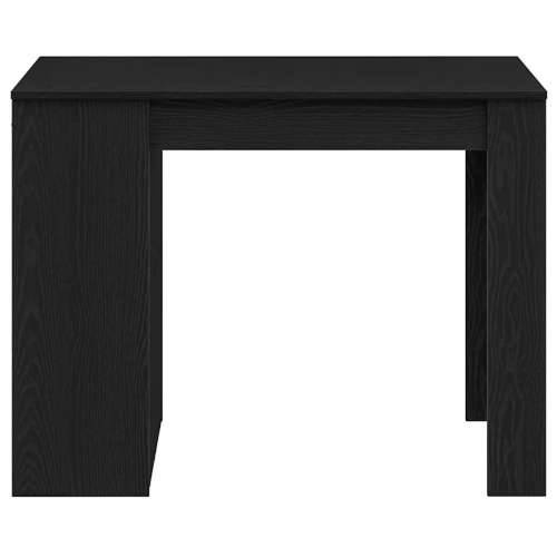 Radni stol s ladicom i policom crni hrast 102x62x77,5 cm - Crna 1 Cijena