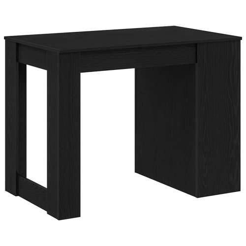 Radni stol s ladicom i policom crni hrast 102x62x77,5 cm - Crna 1 Cijena