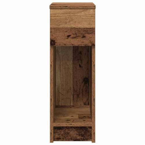 Noćni ormarić s ladicom staro drvo 20x36x60 cm - Staro drvo 1 Cijena