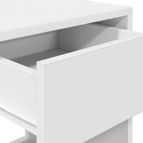 Noćni ormarići s ladicom 2 kom bijeli 35x34x66,5 cm - Bijela 2 Cijena