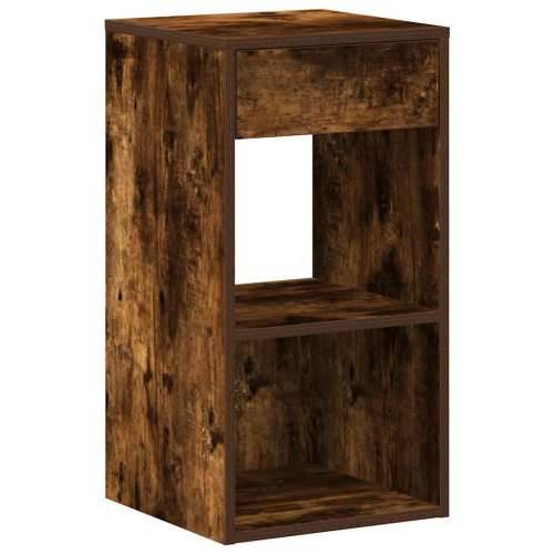 Noćni ormarić s ladicom dimljeni hrast 35x34x66,5 cm - Dimljeni hrast 1 Cijena