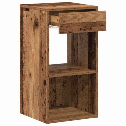 Noćni ormarići s ladicom 2 kom staro drvo 35x34x66,5 cm - Staro drvo 2 Cijena