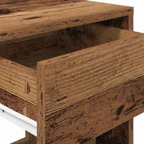 Noćni ormarići s ladicom 2 kom staro drvo 35x34x66,5 cm - Staro drvo 2 Cijena