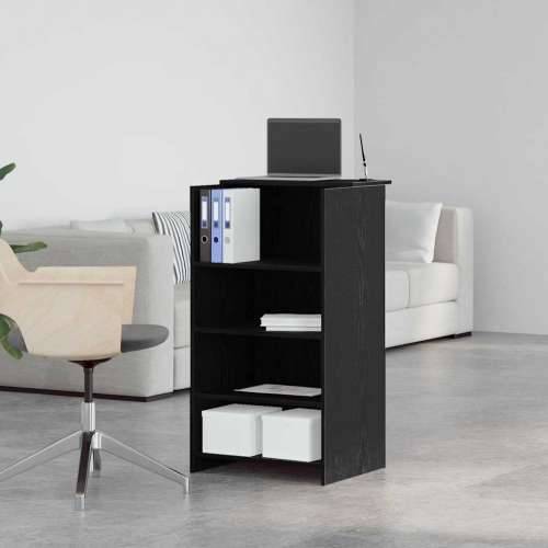 Recepcijski stol crni 55x50x103,5 cm izrađeno drvo - Crna 55 x 50 x 103.5 cm Cijena