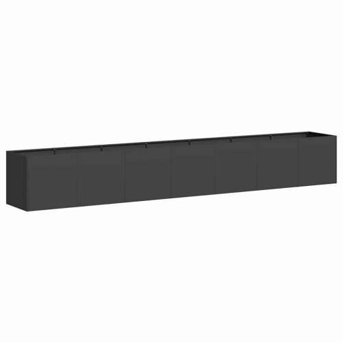 Sadilica crna 280x40x40 cm od hladno valjanog čelika - Crna 280 x 40 x 40 cm 1 Cijena
