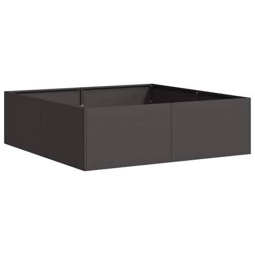 Sadilica crna 100x100x30 cm od čelika - Crna 100 x 100 x 30 cm 1 Cijena