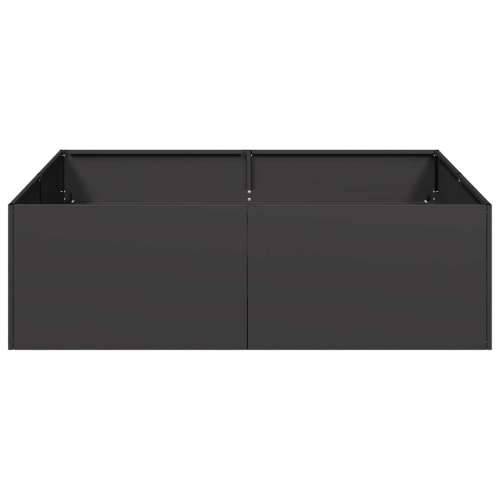 Sadilica crna 100x100x30 cm od čelika - Crna 100 x 100 x 30 cm 1 Cijena
