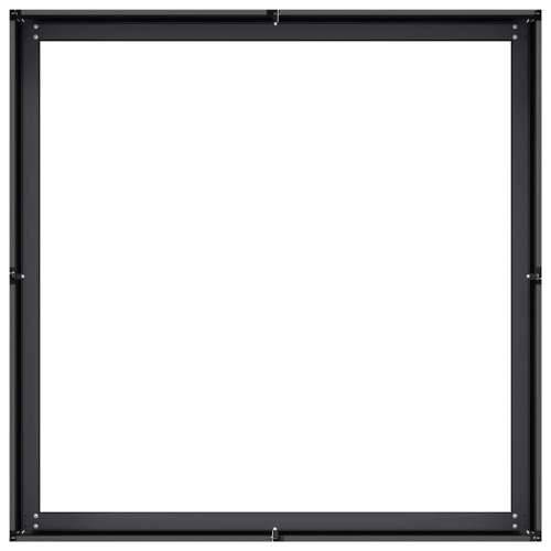 Sadilica crna 100x100x30 cm od čelika - Crna 100 x 100 x 30 cm 1 Cijena