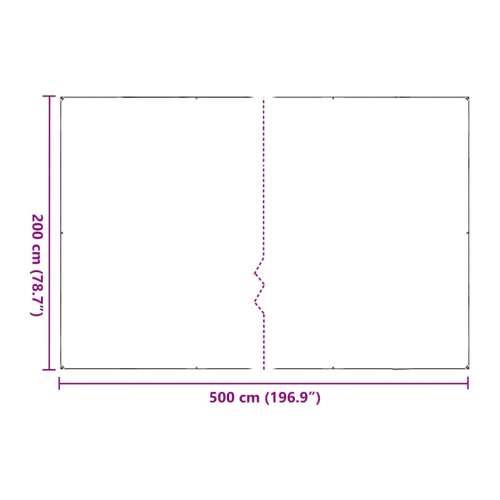 Pokrivač za biljke s ušicama 2x5 m polietilen - 2 x 5 m 1 Cijena