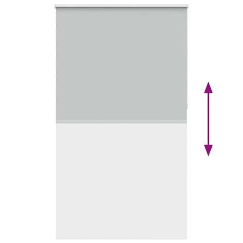Rolo zavjesa Blackout svijetlo siva 130x210 cm Širina tkanine - Svjetlosiva 130 cm 210 cm Cijena