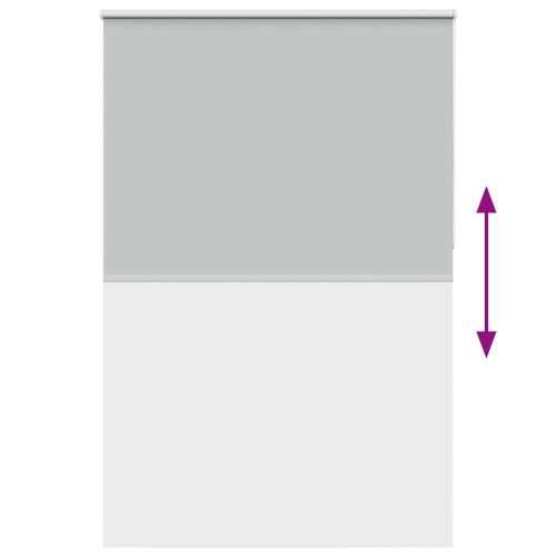 Rolo zavjesa Blackout svijetlo siva 160x210 cm Širina tkanine - Svjetlosiva 160 cm 210 cm Cijena