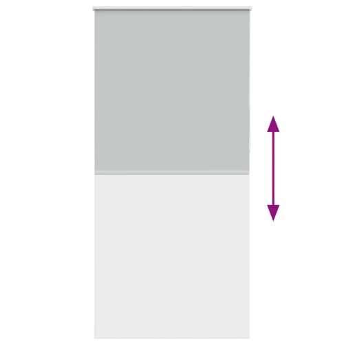 Rolo zavjesa Blackout svijetlo siva 105x230 cm Širina tkanine - Svjetlosiva 105 cm 230 cm Cijena