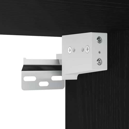 Zidni noćni ormarići 2 kom crni 45x26x28,5 cm - Crna 2 Cijena