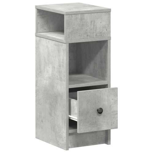 Noćni ormarići 2 kom s ladicom beton siva 25x31x66 cm - Beton siva 2 Cijena