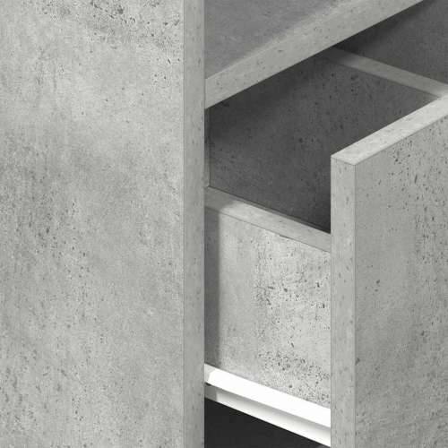 Noćni ormarići 2 kom s ladicom beton siva 25x31x66 cm - Beton siva 2 Cijena