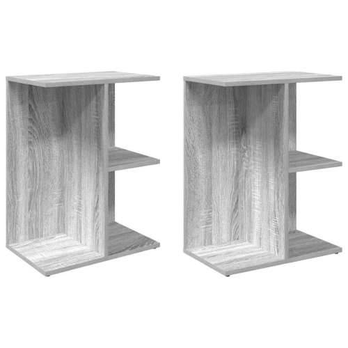 Noćni ormarići 2kom siva sonoma 46,5x29x61cm konstruiranog drva - Sivi hrast sonoma 2 Cijena
