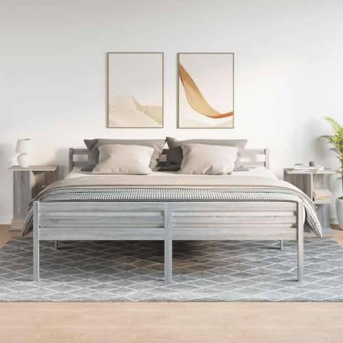 Noćni ormarići 2kom siva sonoma 46,5x29x61cm konstruiranog drva - Sivi hrast sonoma 2 Cijena