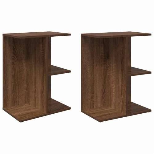 Noćni ormarići 2 kom smeđi hrast 46,5x29x61 cm - Smeđi hrast 2 Cijena