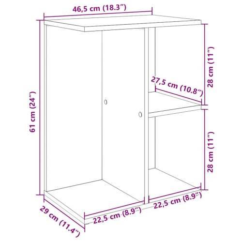 Noćni ormarići 2 kom smeđi hrast 46,5x29x61 cm - Smeđi hrast 2 Cijena