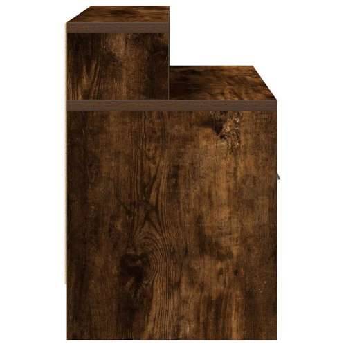 Noćni ormarići s ladicom 2 kom dimljeni hrast 51x31x47 cm - Dimljeni hrast 2 Cijena