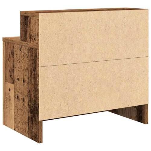 Noćni ormarić s ladicom staro drvo 51x31x47 cm - Staro drvo 1 Cijena