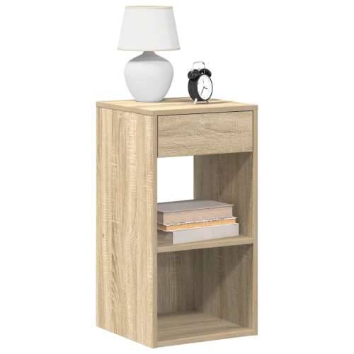 Noćni ormarići s ladicom 2 kom sonoma hrast 35x34x66,5 cm - sonoma hrast 2 Cijena