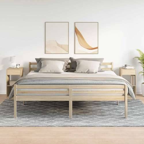 Noćni ormarići s ladicom 2 kom sonoma hrast 35x34x66,5 cm - sonoma hrast 2 Cijena