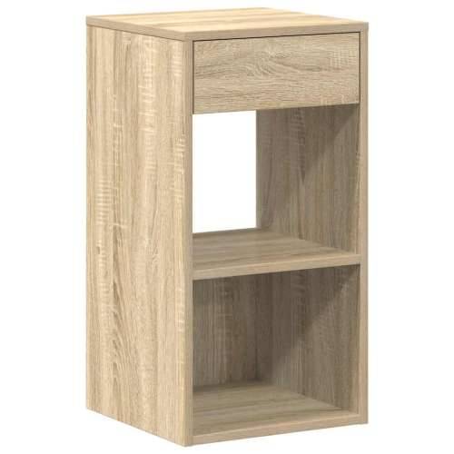Noćni ormarići s ladicom 2 kom sonoma hrast 35x34x66,5 cm - sonoma hrast 2 Cijena