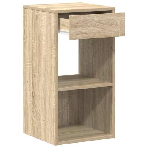 Noćni ormarići s ladicom 2 kom sonoma hrast 35x34x66,5 cm - sonoma hrast 2 Cijena