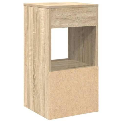 Noćni ormarići s ladicom 2 kom sonoma hrast 35x34x66,5 cm - sonoma hrast 2 Cijena