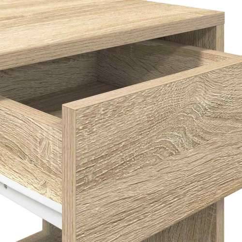 Noćni ormarići s ladicom 2 kom sonoma hrast 35x34x66,5 cm - sonoma hrast 2 Cijena