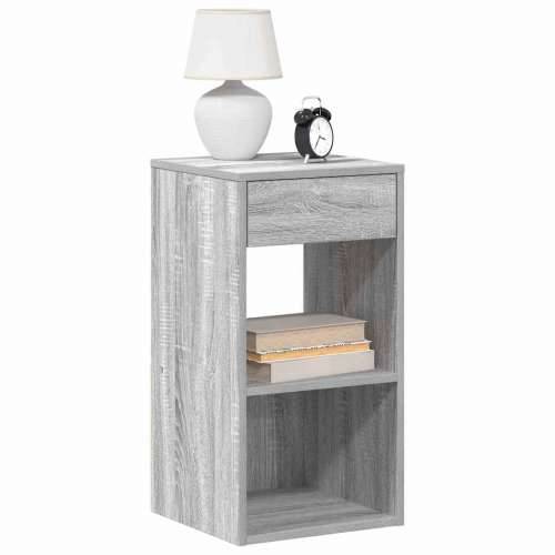 Noćni ormarići s ladicom 2 kom siva sonoma 35x34x66,5 cm - Sivi hrast sonoma 2 Cijena