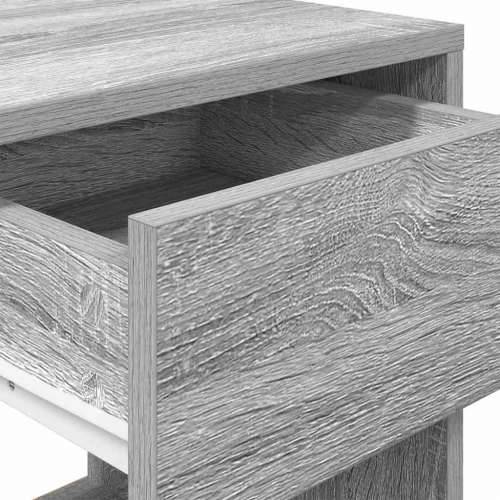 Noćni ormarići s ladicom 2 kom siva sonoma 35x34x66,5 cm - Sivi hrast sonoma 2 Cijena