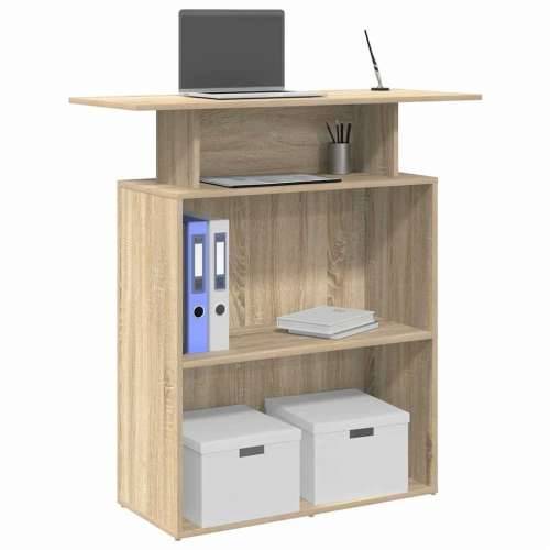 Recepcijski stol sonoma hrast 100x40x104 cm konstruirano drvo - sonoma hrast Cijena
